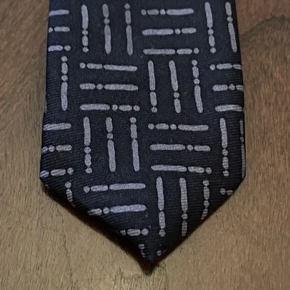 Vintage Eagle 100% Silk Men’s Neck Tie Made In China Lord’s Prayer Print ￼ - Picture 6 of 9